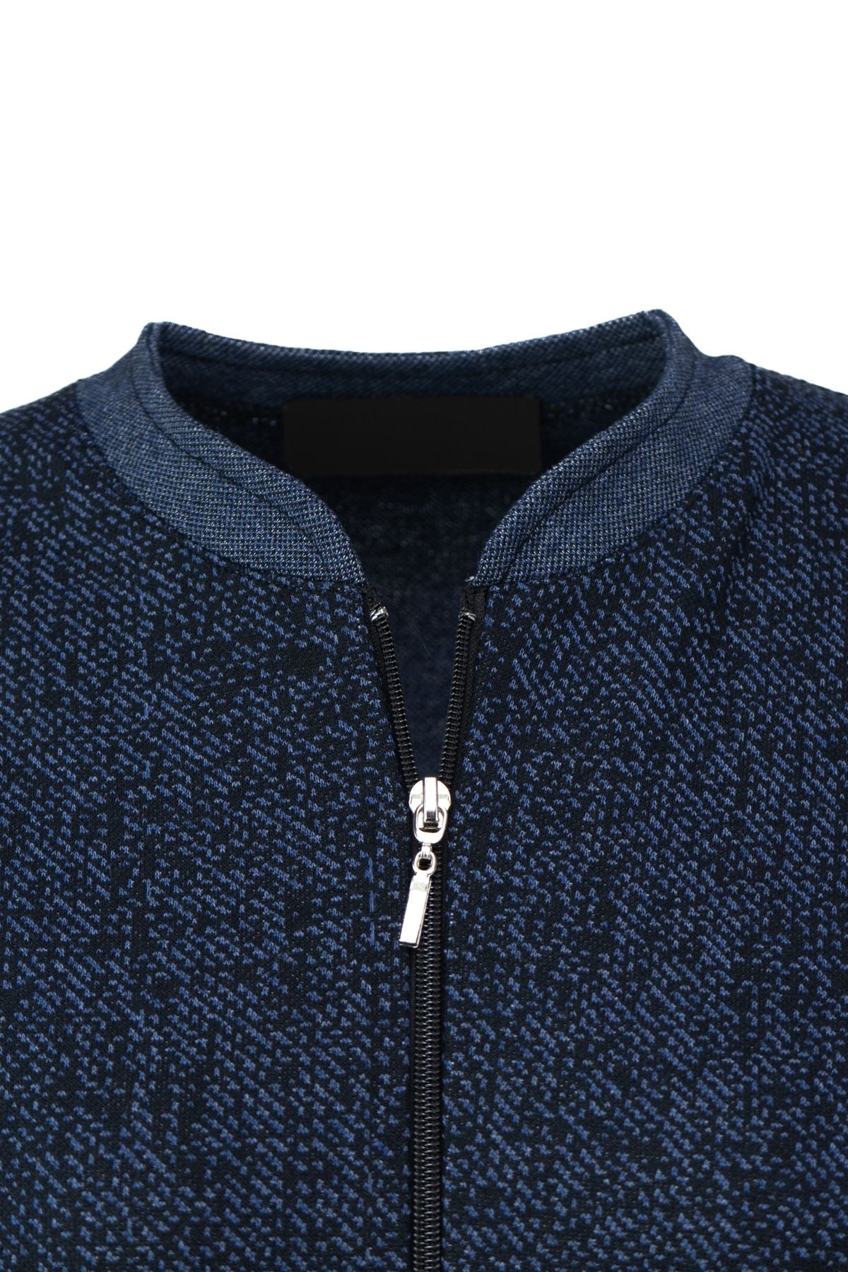 Kadın Kışlık Anne Uzun Hırka Pamuklu Fermuarlı Hakim Yaka Çift Cepli Kar Yağışı Modelli